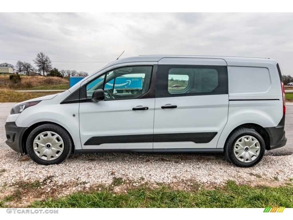 Frozen White 2014 Ford Transit Connect XL Van Exterior Photo #140287696