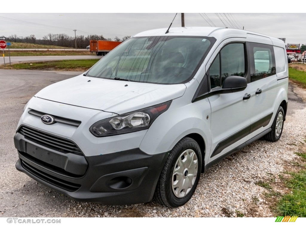 Frozen White 2014 Ford Transit Connect XL Van Exterior Photo #140287699
