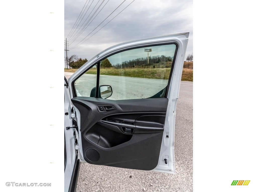 2014 Ford Transit Connect XL Van Charcoal Black Door Panel Photo #140287753