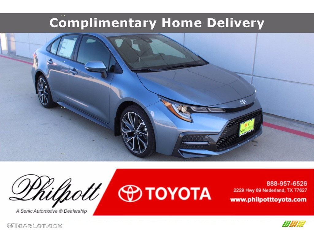 2021 Corolla SE - Celestite Gray Metallic / Black photo #1
