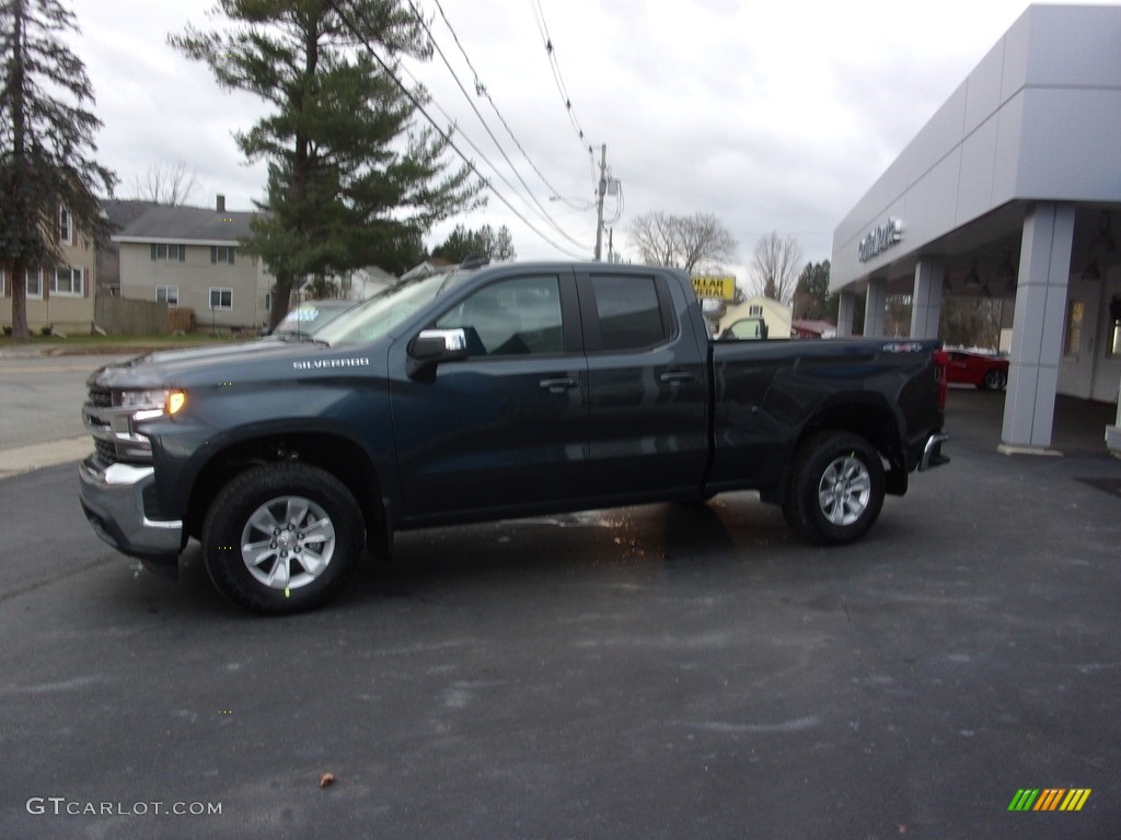 2021 Silverado 1500 LT Double Cab 4x4 - Shadow Gray Metallic / Jet Black photo #7