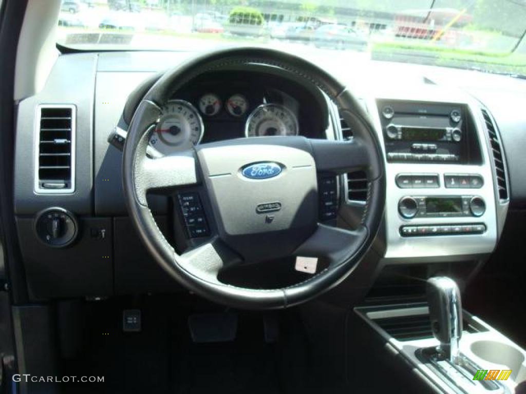 2007 Edge SEL Plus AWD - Carbon Metallic / Charcoal Black photo #10