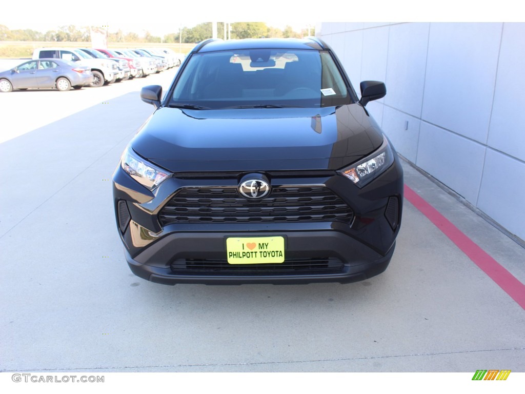 2021 RAV4 LE - Midnight Black Metallic / Black photo #3