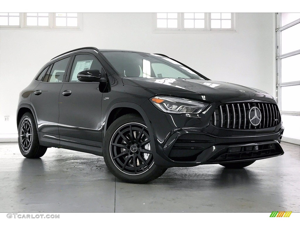 Cosmos Black Metallic 2021 Mercedes-Benz GLA AMG 35 4Matic Exterior Photo #140288869
