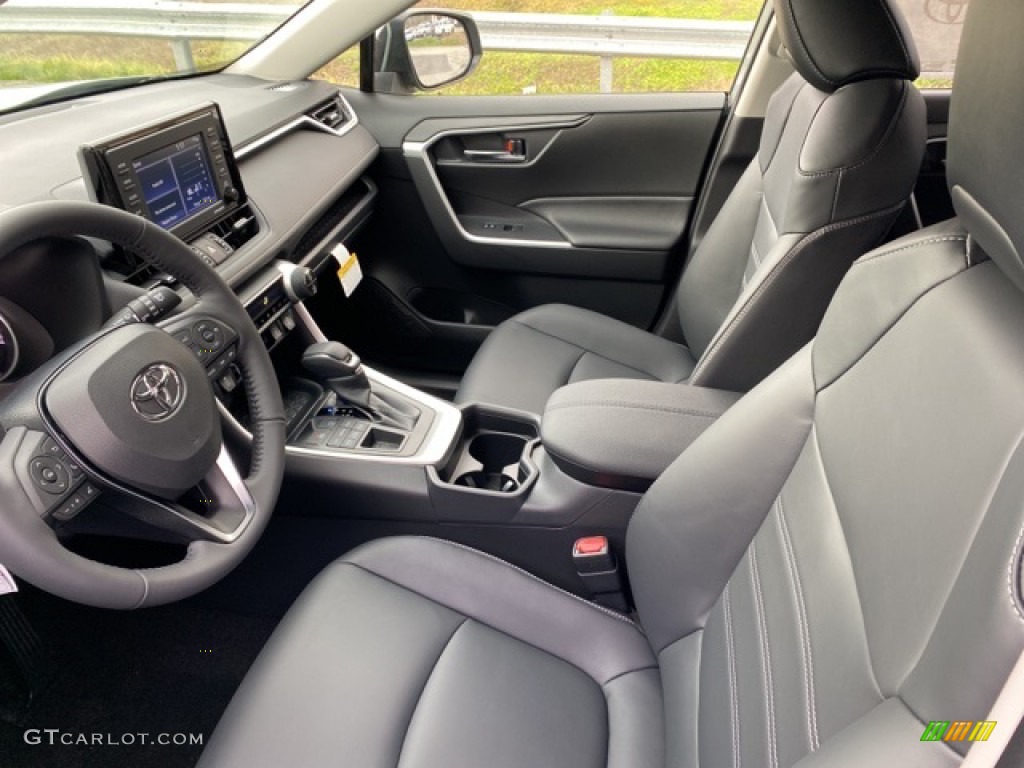 2021 RAV4 XLE Premium AWD - Lunar Rock / Black photo #4