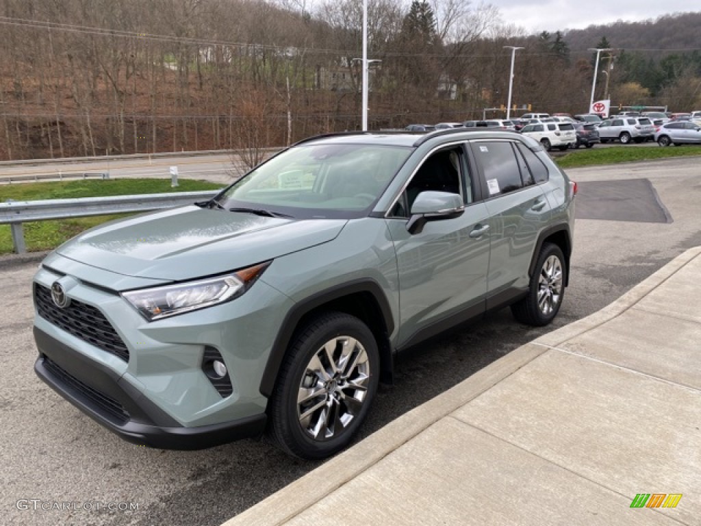 2021 RAV4 XLE Premium AWD - Lunar Rock / Black photo #13