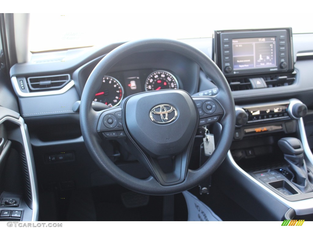 2021 RAV4 LE - Midnight Black Metallic / Black photo #21