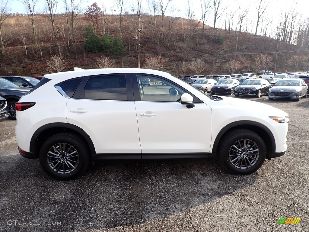Snowflake White Pearl Mica 2021 Mazda CX-5 Touring AWD Exterior Photo #140289346