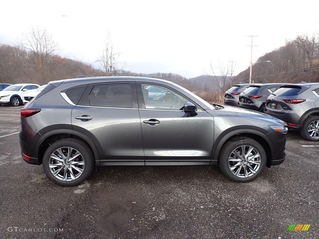 Machine Gray Metallic 2021 Mazda CX-5 Grand Touring Reserve AWD Exterior Photo #140289715