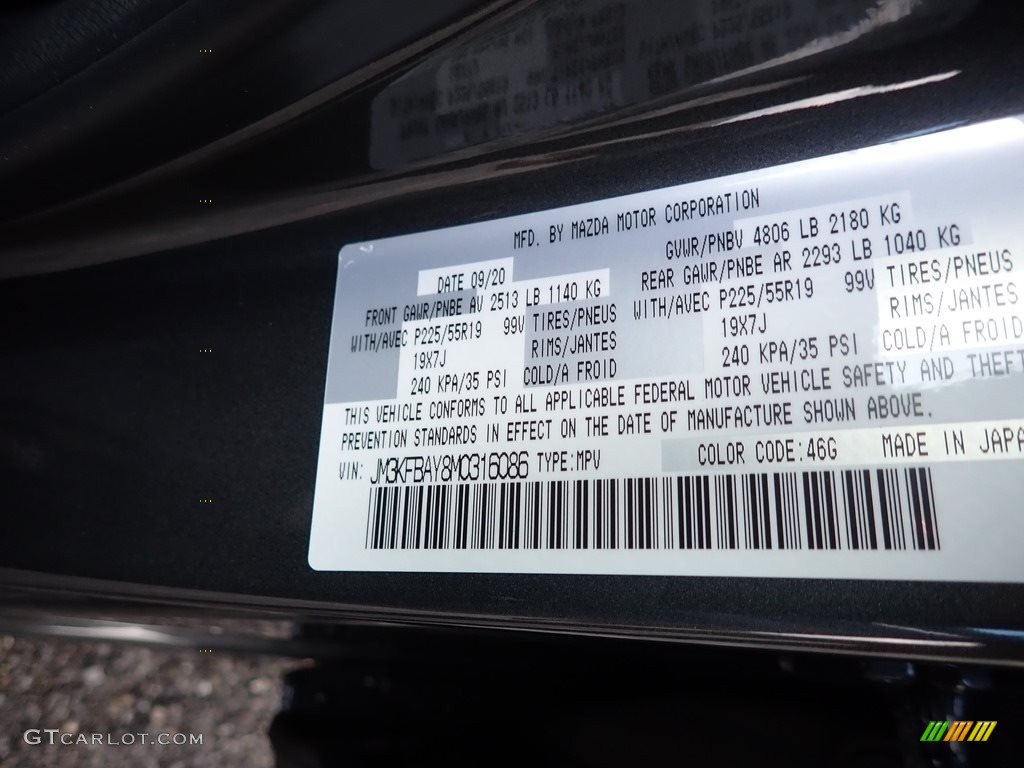 2021 CX-5 Grand Touring Reserve AWD - Machine Gray Metallic / Black photo #11
