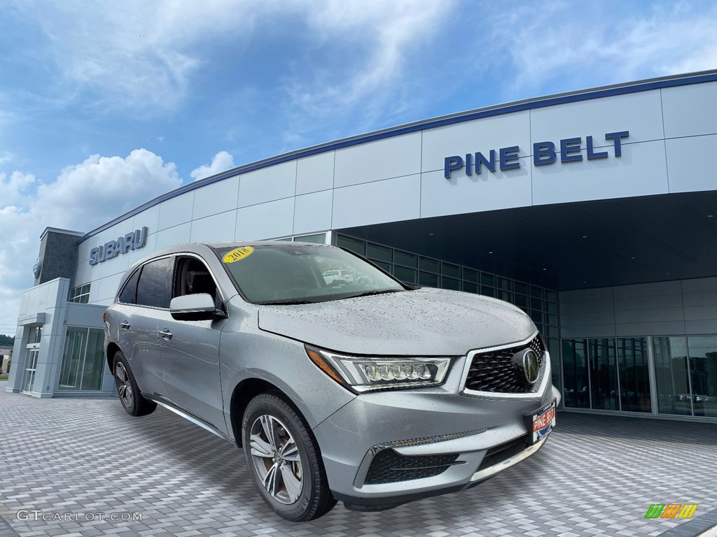 2018 MDX AWD - Lunar Silver Metallic / Ebony photo #1