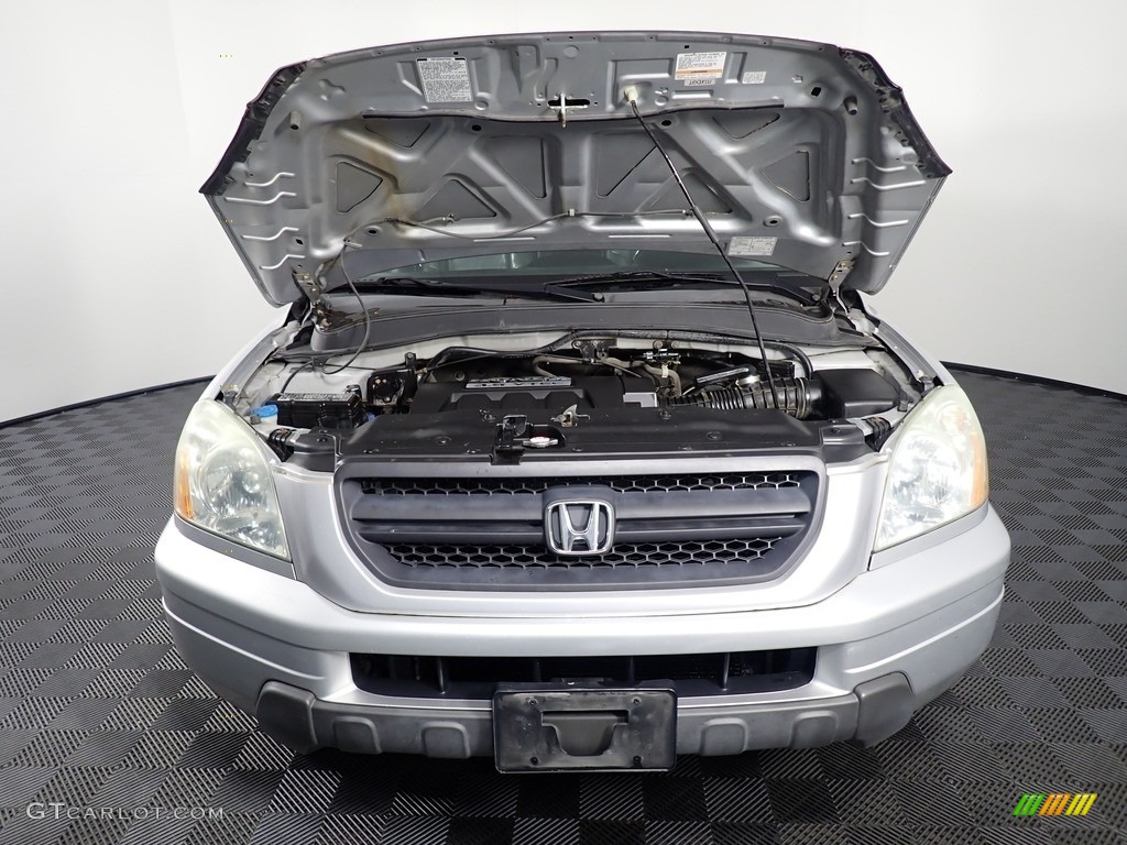 2005 Pilot EX-L 4WD - Billet Silver Metallic / Gray photo #6