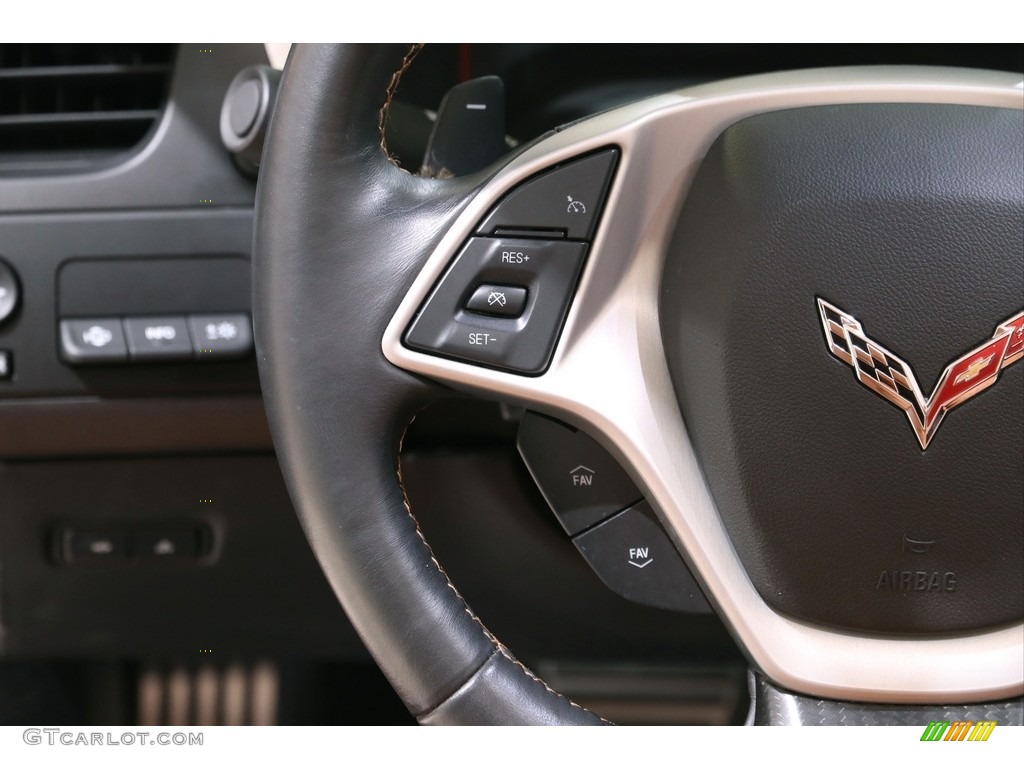 2016 Chevrolet Corvette Z06 Convertible Kalahari Steering Wheel Photo #140291323