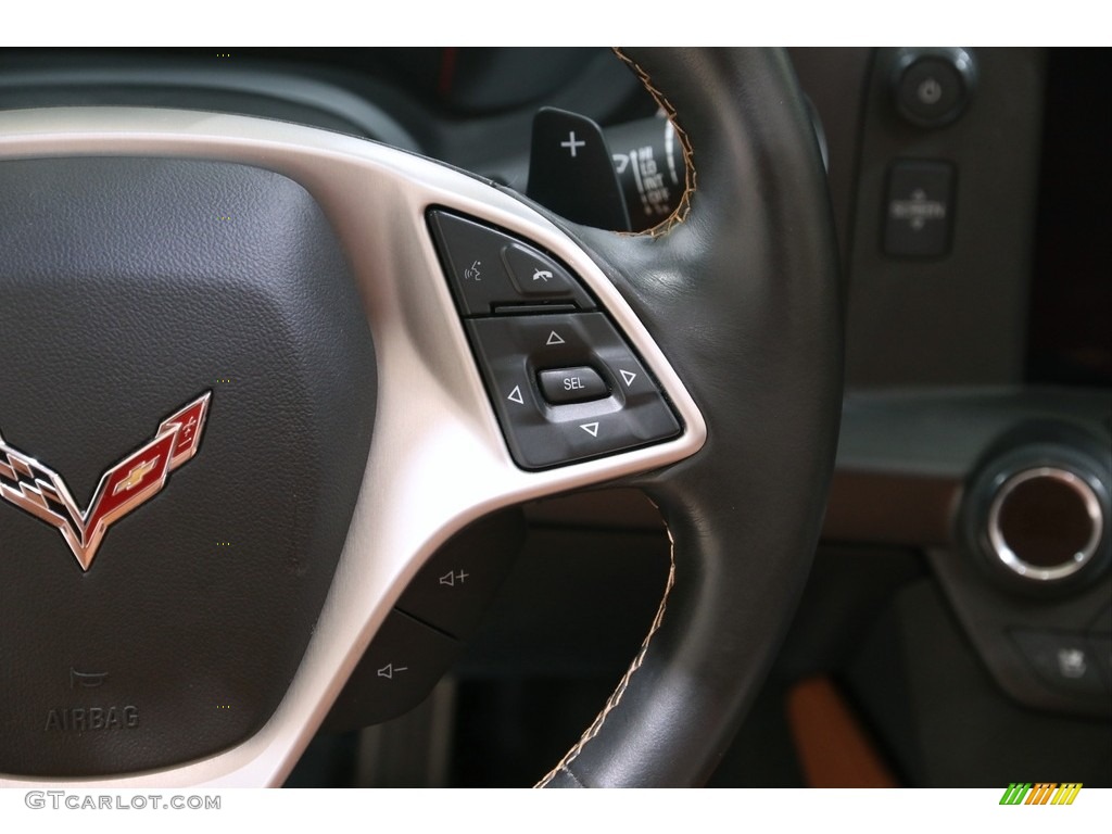 2016 Chevrolet Corvette Z06 Convertible Kalahari Steering Wheel Photo #140291368