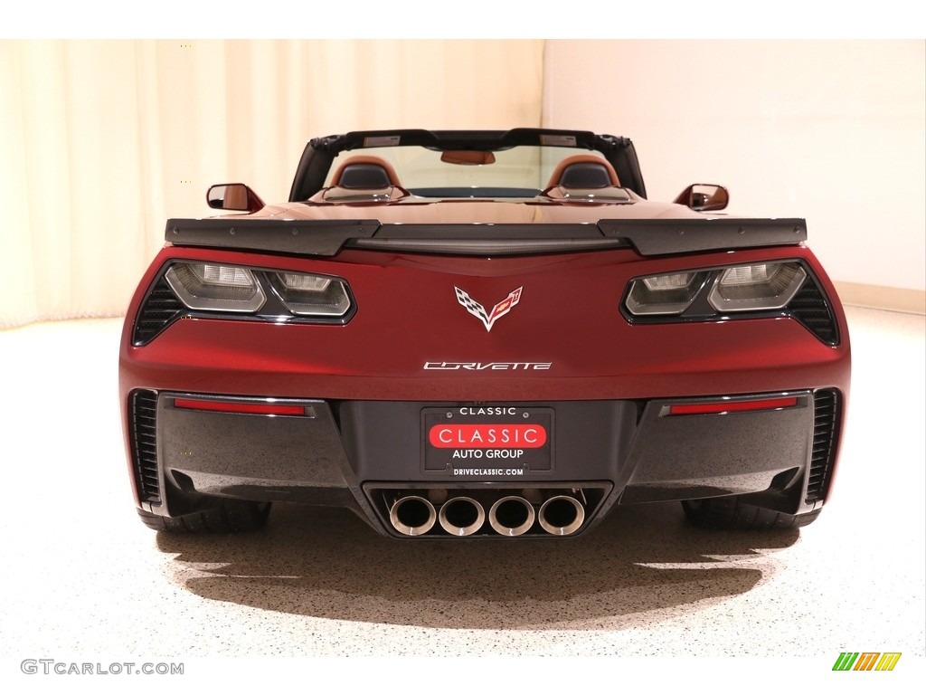 2016 Corvette Z06 Convertible - Long Beach Red Metallic Tintcoat / Kalahari photo #33