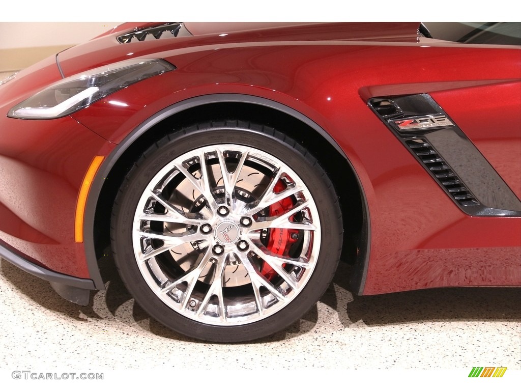2016 Corvette Z06 Convertible - Long Beach Red Metallic Tintcoat / Kalahari photo #37
