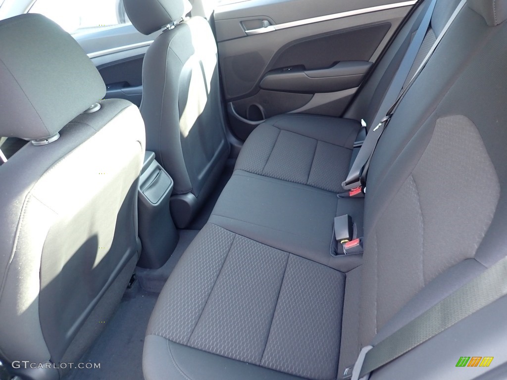2020 Elantra Value Edition - Quartz White Pearl / Black photo #8