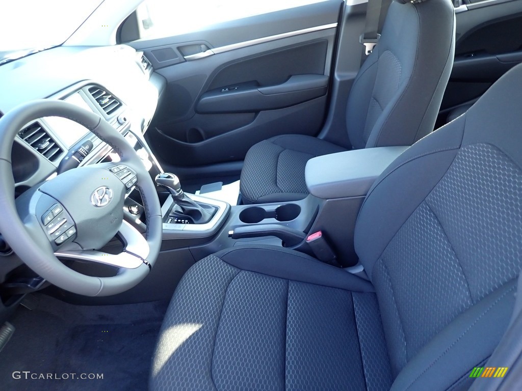 2020 Elantra Value Edition - Quartz White Pearl / Black photo #11