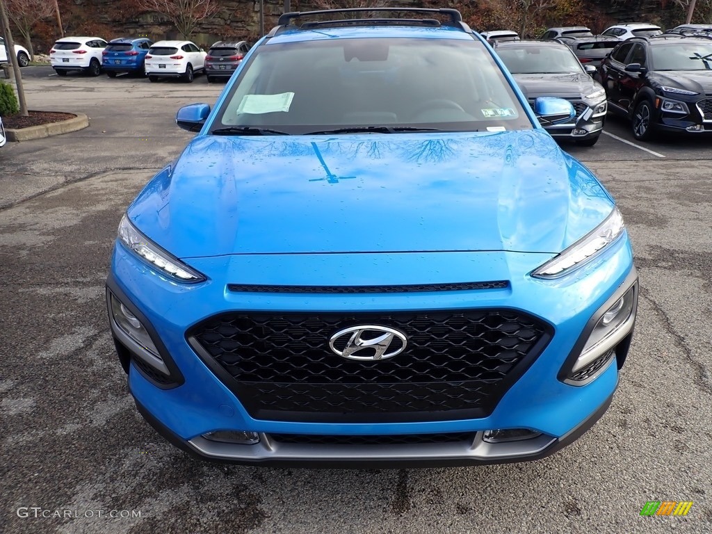 2021 Kona SEL AWD - Surf Blue / Black photo #4