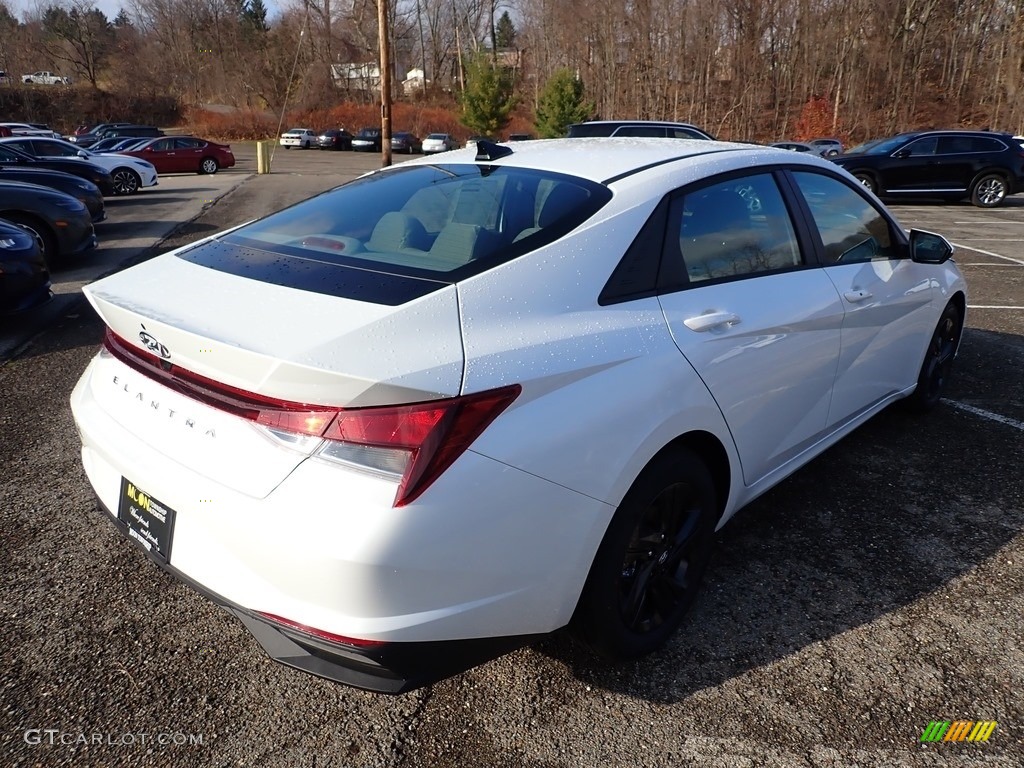 2021 Elantra SEL - Quartz White / Medium Gray photo #2