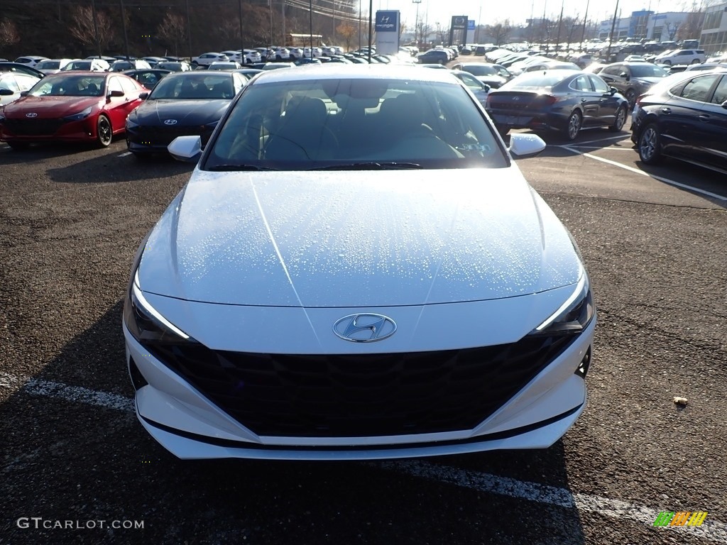 2021 Elantra SEL - Quartz White / Medium Gray photo #4