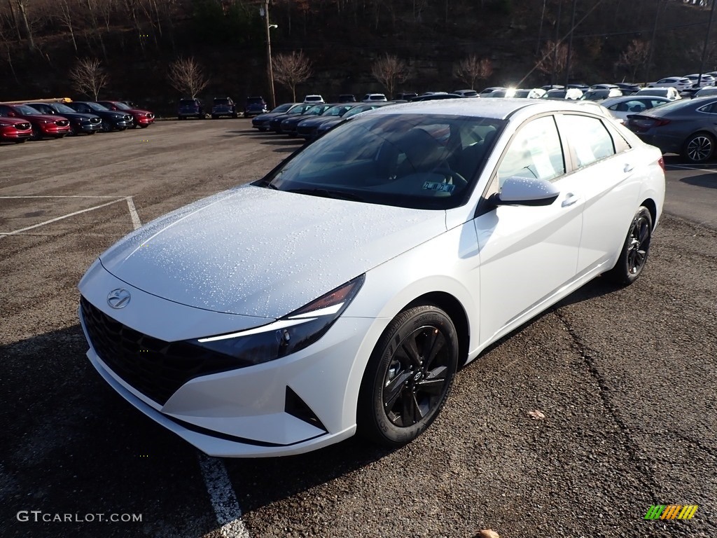 2021 Elantra SEL - Quartz White / Medium Gray photo #5