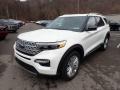 2021 Star White Metallic Tri-Coat Ford Explorer Limited 4WD  photo #5