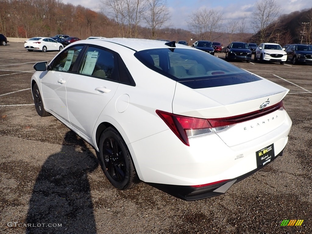 2021 Elantra SEL - Quartz White / Medium Gray photo #6