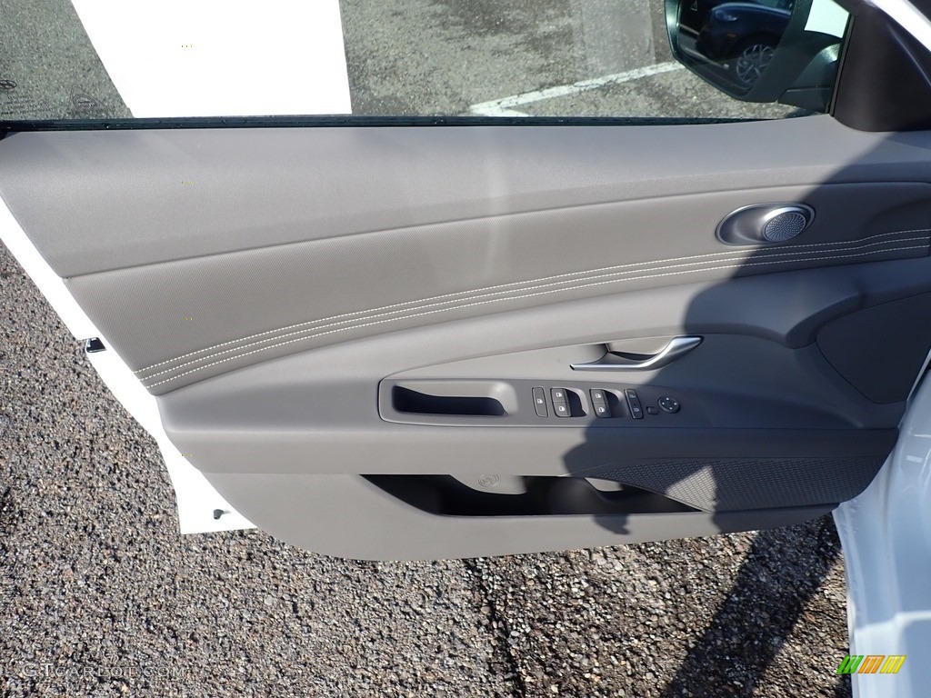 2021 Elantra SEL - Quartz White / Medium Gray photo #10