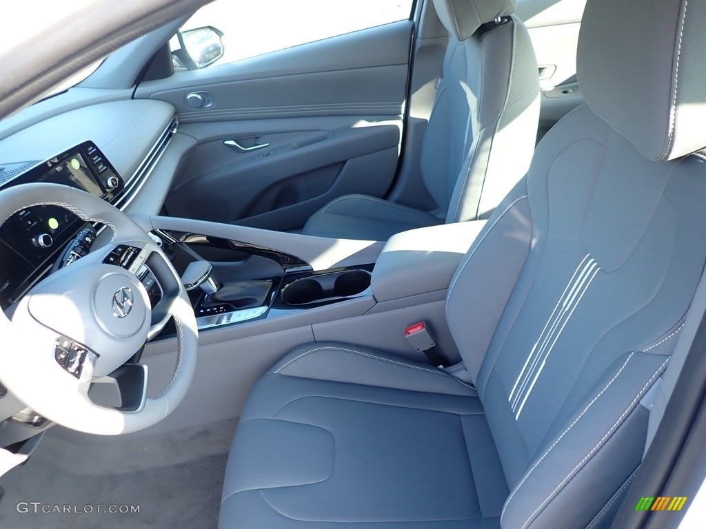 2021 Elantra SEL - Quartz White / Medium Gray photo #11