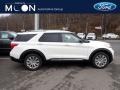 2021 Oxford White Ford Explorer Hybrid Limited 4WD  photo #1