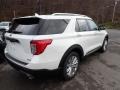 2021 Oxford White Ford Explorer Hybrid Limited 4WD  photo #2