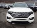 2021 Oxford White Ford Explorer Hybrid Limited 4WD  photo #4