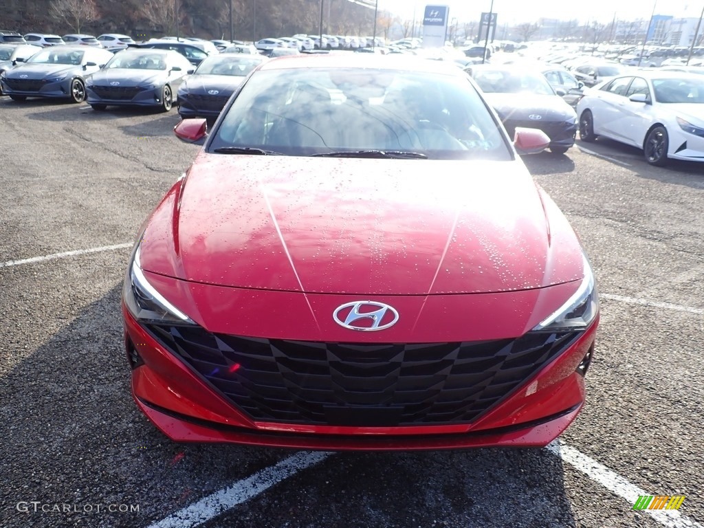 2021 Elantra SEL - Calypso Red / Medium Gray photo #4
