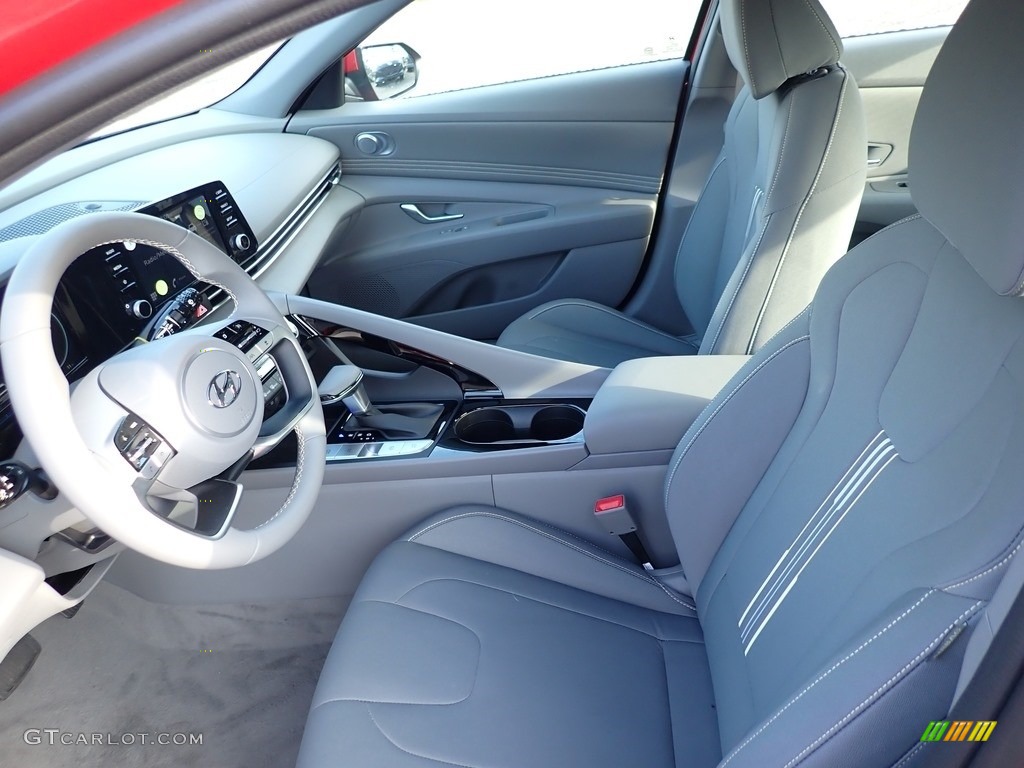 2021 Elantra SEL - Calypso Red / Medium Gray photo #11