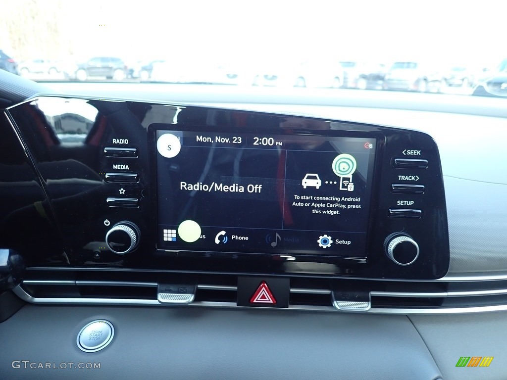 2021 Elantra SEL - Calypso Red / Medium Gray photo #13