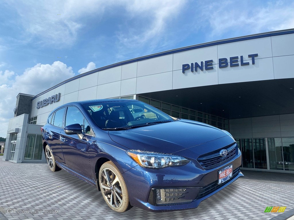 2021 Impreza Sport 5-Door - Dark Blue Pearl / Black photo #1
