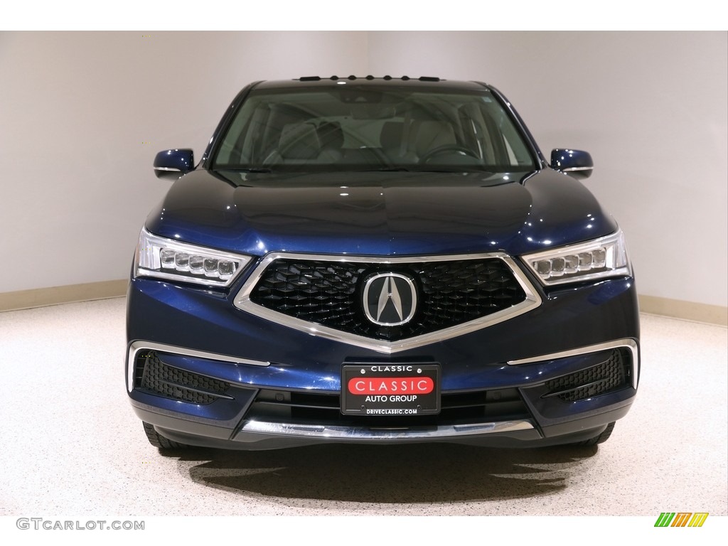 2017 MDX Technology SH-AWD - Fathom Blue Pearl / Graystone photo #2