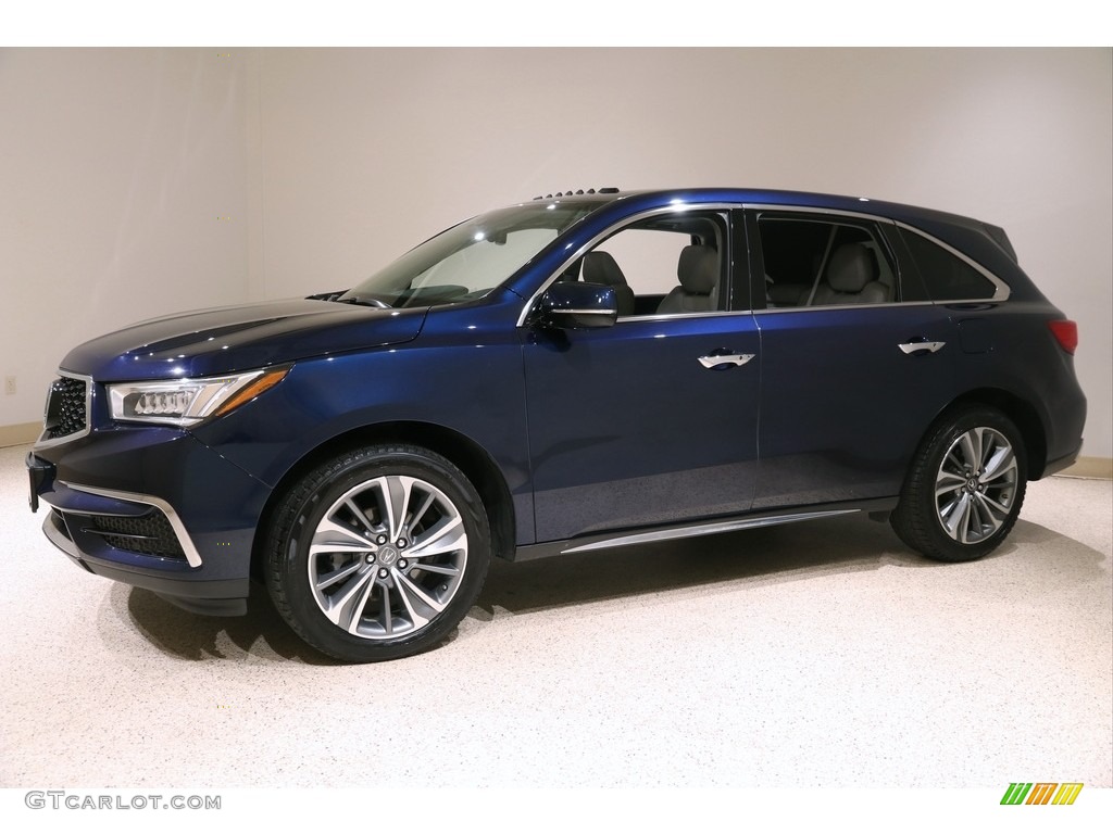 2017 MDX Technology SH-AWD - Fathom Blue Pearl / Graystone photo #3