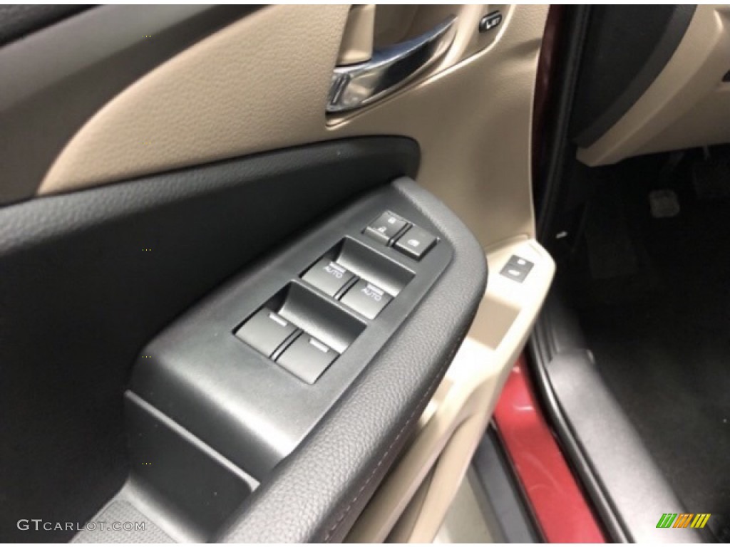 2021 Pilot EX AWD - Deep Scarlet Pearl / Beige photo #8