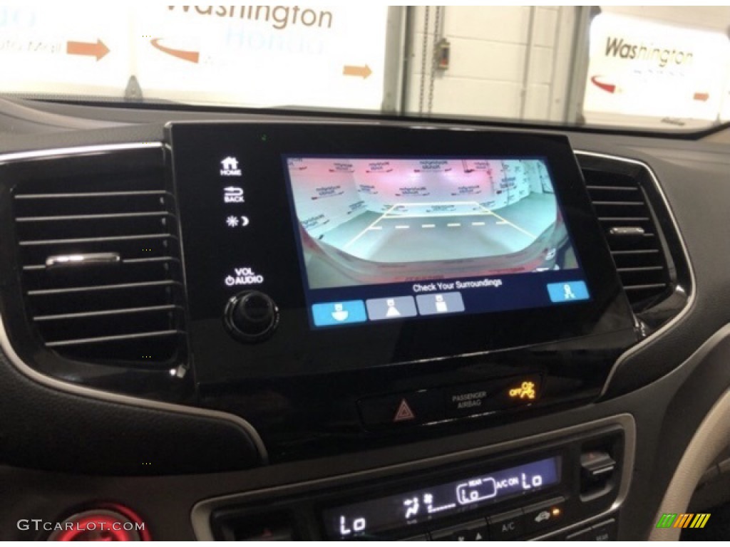 2021 Pilot EX AWD - Deep Scarlet Pearl / Beige photo #12