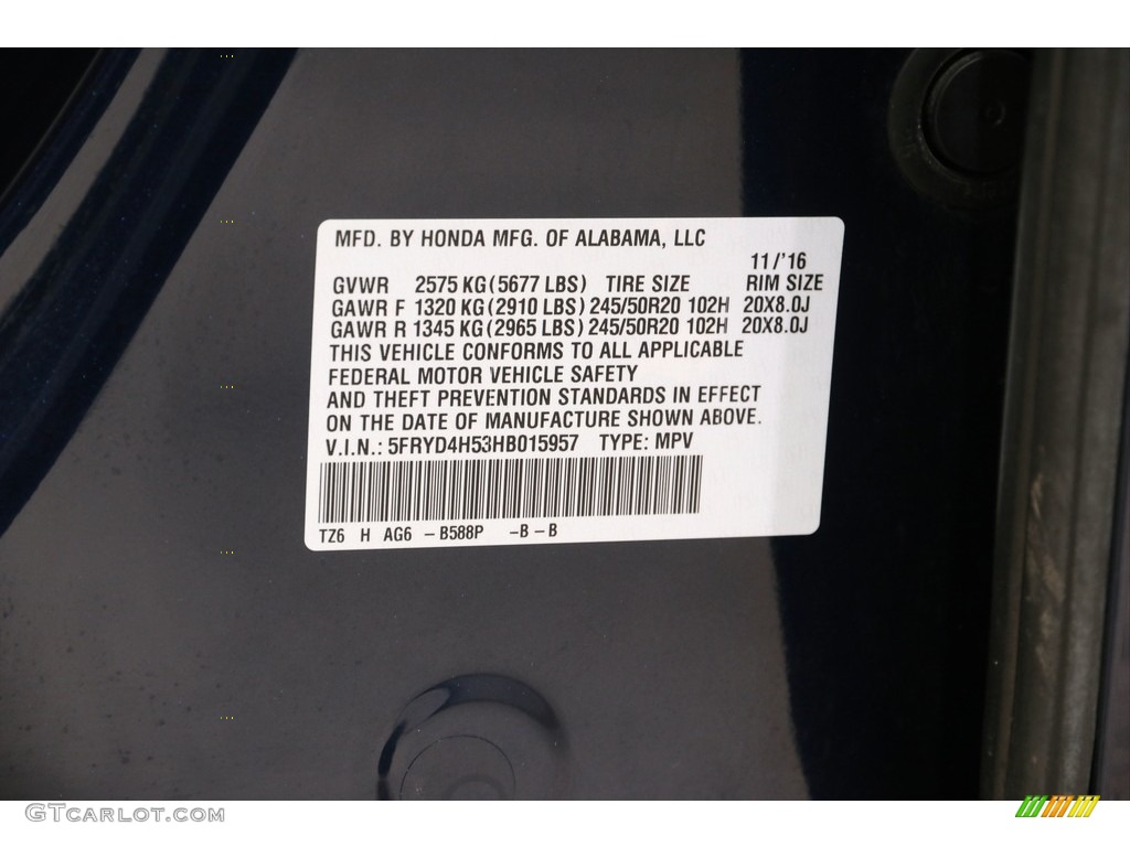 2017 MDX Technology SH-AWD - Fathom Blue Pearl / Graystone photo #25