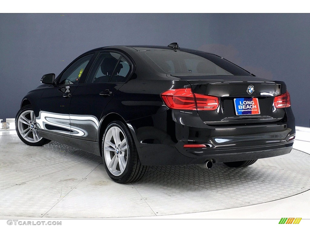 2018 3 Series 320i Sedan - Jet Black / Black photo #10