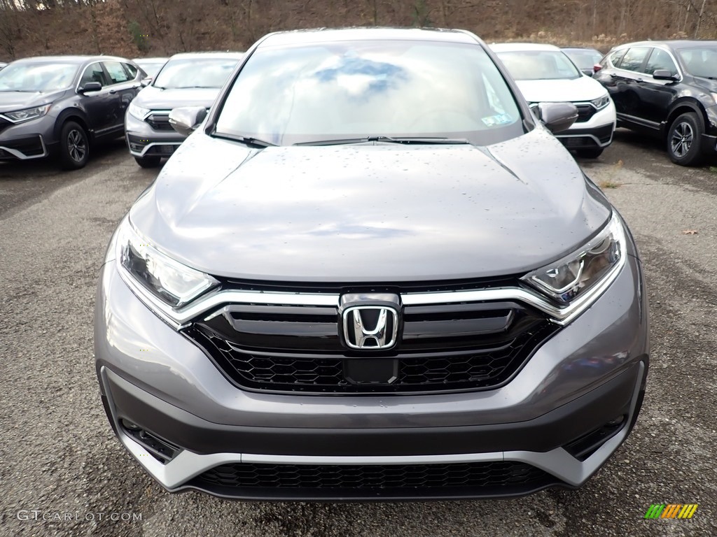 2021 CR-V EX-L AWD - Modern Steel Metallic / Gray photo #7