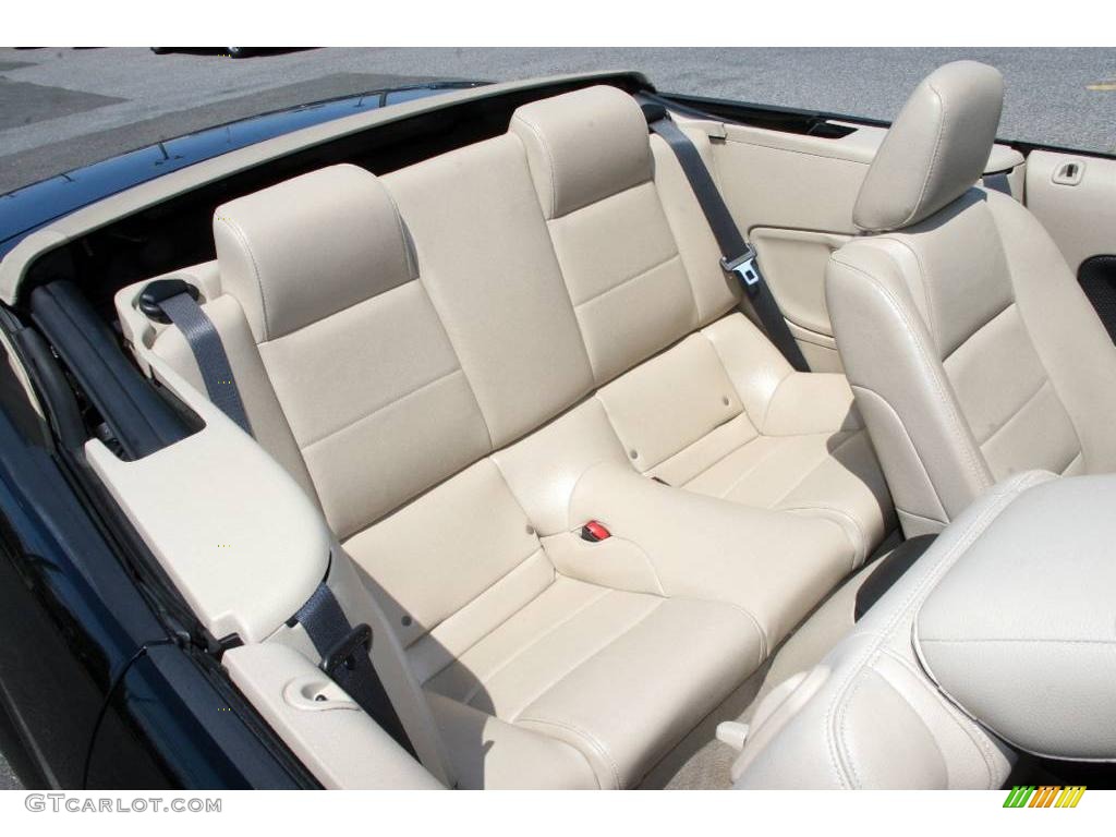 2008 Mustang V6 Deluxe Convertible - Black / Medium Parchment photo #9