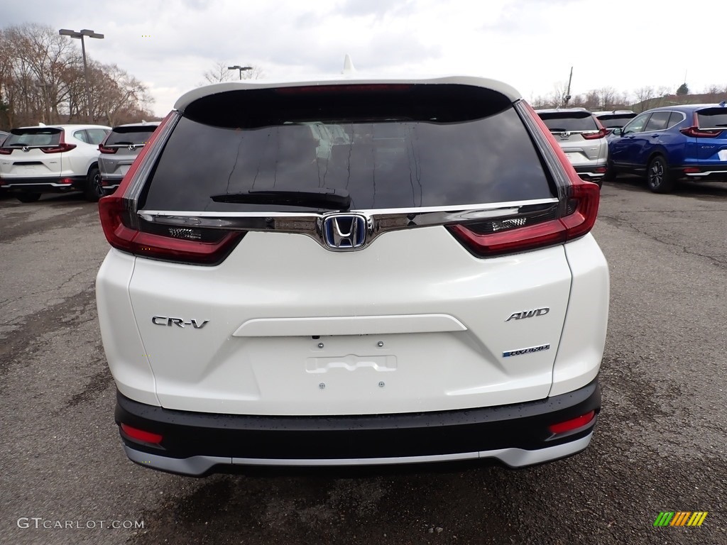 2021 CR-V EX-L AWD Hybrid - Platinum White Pearl / Ivory photo #4