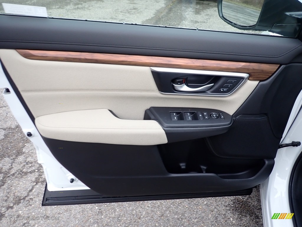 2021 Honda CR-V EX-L AWD Hybrid Ivory Door Panel Photo #140297917