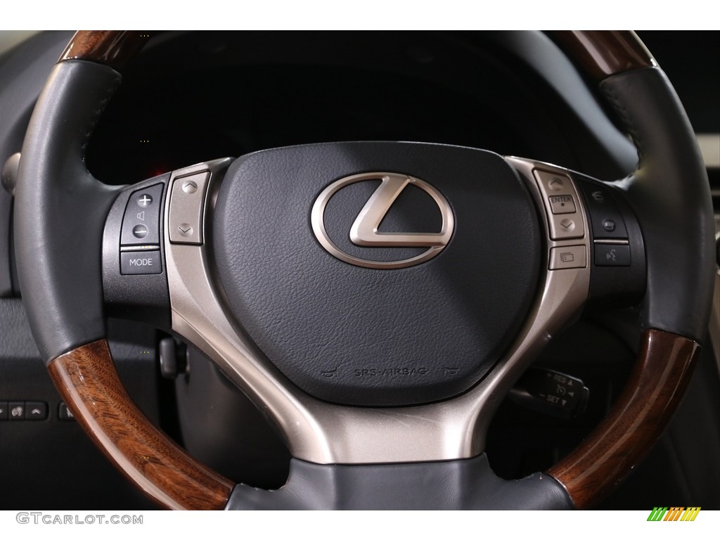 2013 Lexus RX 350 Saddle Tan/Espresso Birds Eye Maple Steering Wheel Photo #140298037