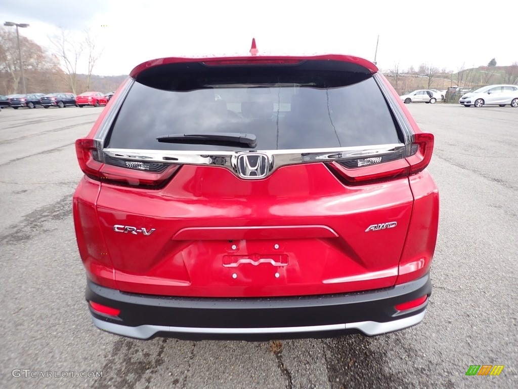 2021 CR-V EX-L AWD - Radiant Red Metallic / Gray photo #4
