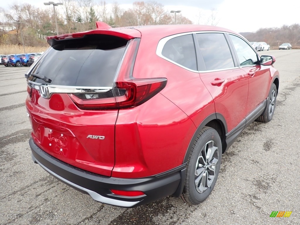 2021 CR-V EX-L AWD - Radiant Red Metallic / Gray photo #5